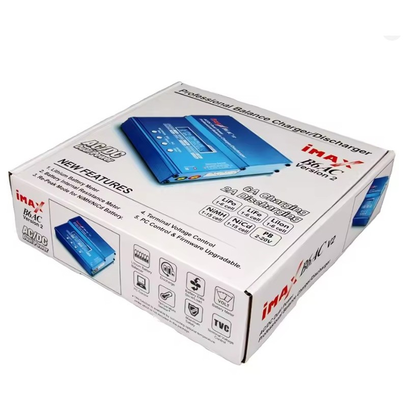 🎉ของแท้ ส่งจากไทย🎉  SKYRC iMAX B6AC V2 Charger LiPo/LiFe/LiIon 1-6S 50W 6A ของแท้ต้อง SKYRC B6ACv2