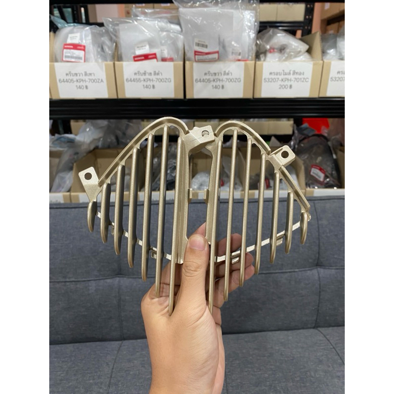 ครีบระบายอากาศเวฟ125i/S ไฟเลี้ยวบังลม 3สี ทอง/เทา/ดำเงา แท้เบิกศูนย์ - รูปที่ 3