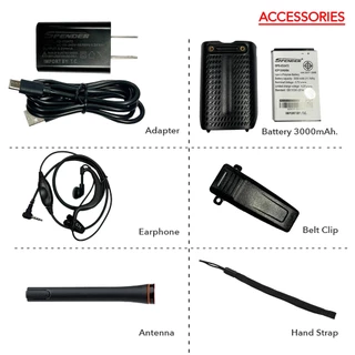 SPENDER วิทยุสื่อสาร รุ่น ID-2472 แพ็คคู่สุดคุ้ม สีแดง กำลังส่ง 0.5 วัตต์