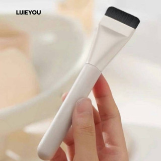 LIJIEYOU MT-002 แปรงรองพื้น แปรงเกลี่ยรองพื้น แปรงลงรองพื้นหัวแบน เกลี่ยง่าย ขนนุ่ม ไม่บาดผิดหน้า ขนาดพอดีมือ พกพาสะดวก