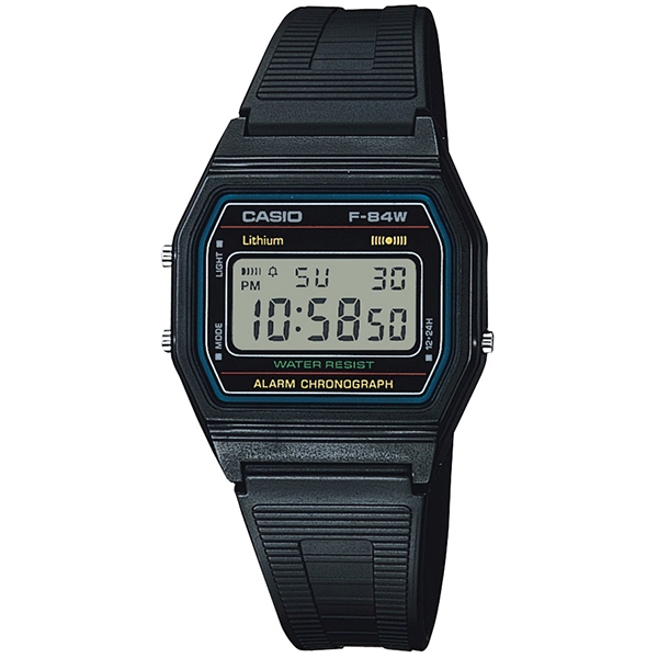 CASIO F-84W-1QJH Standard Digital Watch【ญี่ปุ่นแท้・จัดส่งจากญี่ปุ่น】