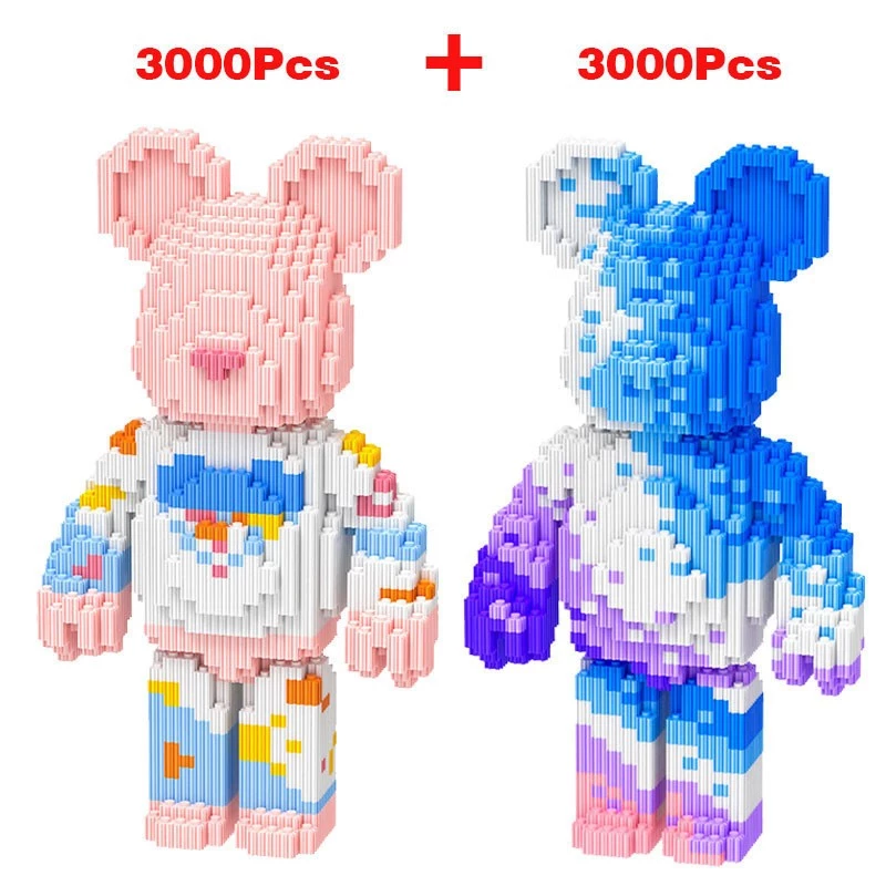 บล็อกตัวต่อหมีรุนแรง โมเดลบล็อกตัวต่อ 30CM thumbnail 8