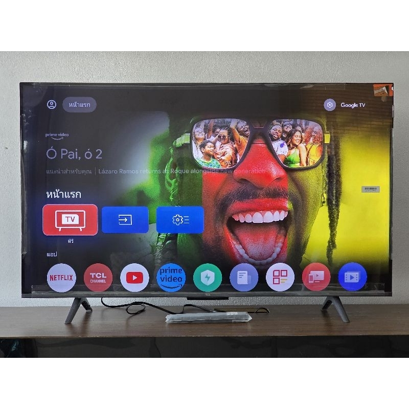 TCL 43 นิ้ว (43 inch) รุ่น 43C655/43V7G Google TV 4K รุ่นปี 2024 (NEW GRADE B)