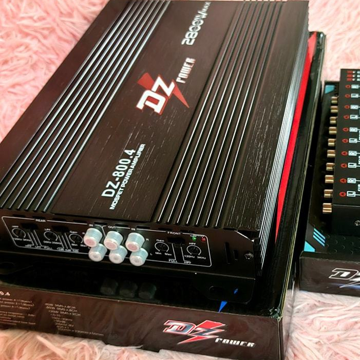 เพาเวอร์แอมป์ AB4ch. DZ-800.4 2800W ขับเสียงกลาง+เสียงแหลมได้8-16ดอก แรงมาก - รูปที่ 7