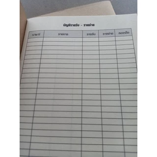 สมุดบัญชี รายรับ-รายจ่าย A5 80 หน้า พร้อมส่ง