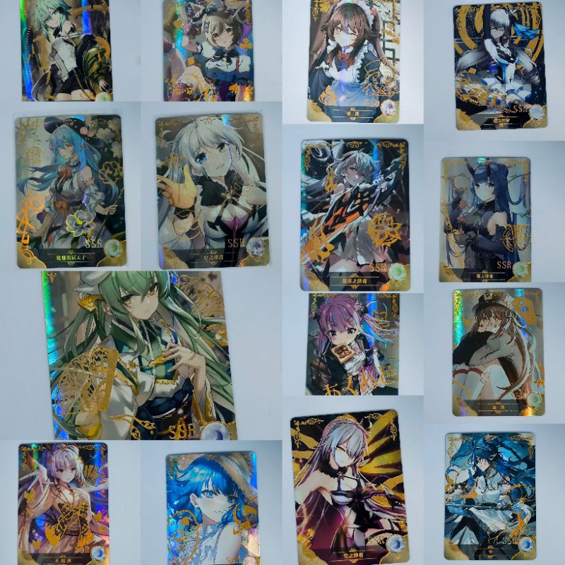 [ รวม SSR,SER 5 ] การ์ดอนิเมะ Goddess Story สะท้อนแสง Card Anime ระดับ SSR,SER  5
