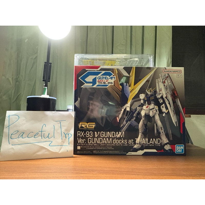 Rg nu gundam ver. gundam docks at Thailand