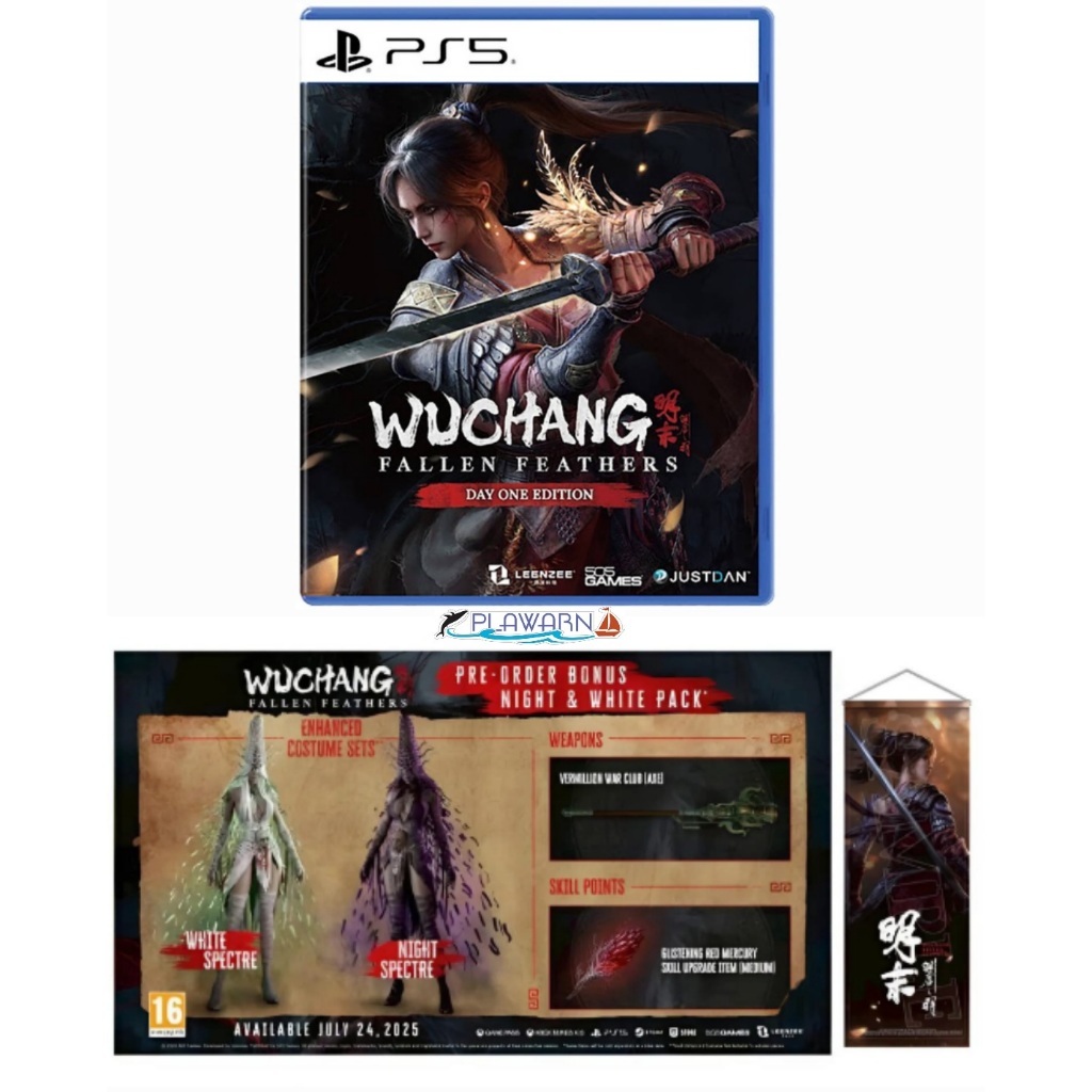 [Pre-order] PlayStation : PS5 Wuchang Fallen Feathers Day 1 Edition (Z3/Asia) วางจำหน่าย 24 ก.ค. 68