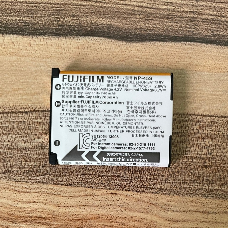 [ข้อเสนอพิเศษ]แบตเตอรี่กล้อง Fuji NP-45A NP45 Z91 JX405 Z808 JX305 JX255 J38 JV155