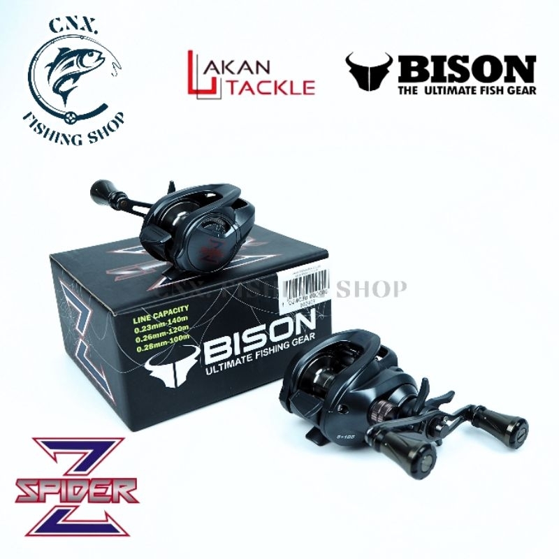 รอกเบท BISON SPIDER Z (หมุนซ้าย , ขวา)