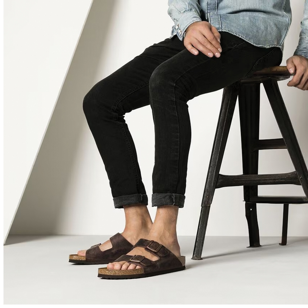 BIRKENSTOCK ARIZONA Oiled Leather รองเท้าแตะ รุ่นฮิต ทรงมาแรง ได้ทั้งชายและหญิง