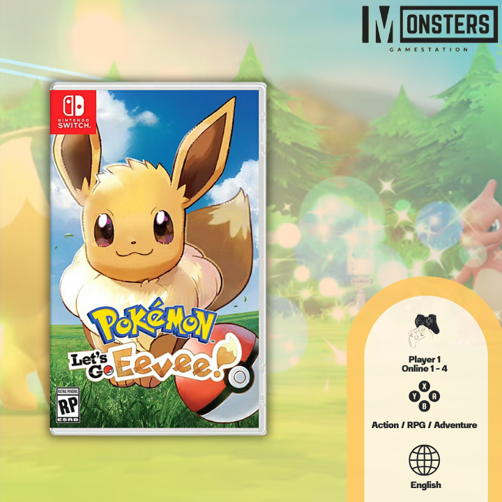 Pokemon Let’s GO Eevee [Nintendo Switch] [มือ1] (สินค้าพร้อมส่ง) [US]