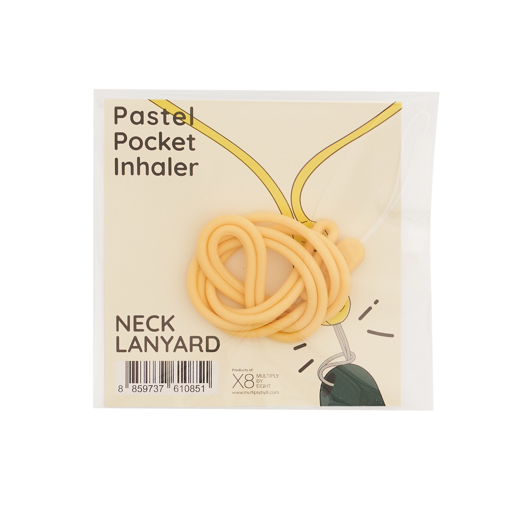 gwp pastel สายคล้องคอ สีเหลือง lanyard yellow