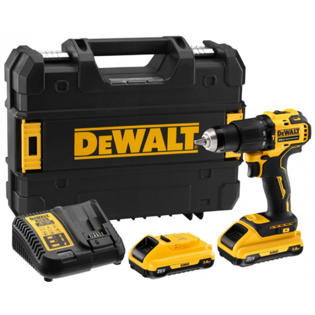 DEWALT DCD709 สว่านกระแทกไร้สาย 13mm 20v C1xB2x3.0ah รุ่น DCD709L2-B1 (ครบชุด+กล่อง TSTAK)*|ชุด| TTR