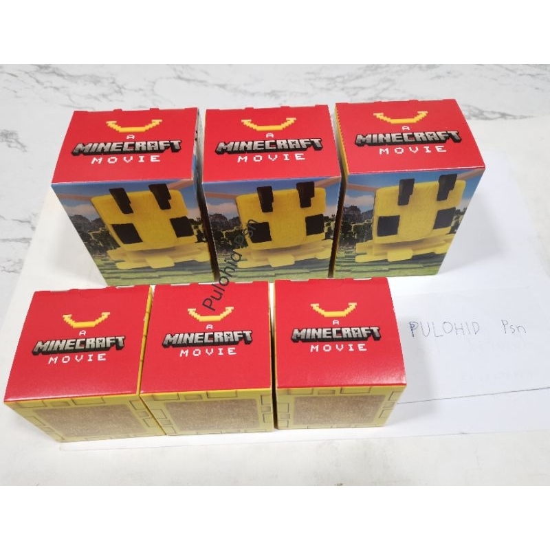 Minecraft Movie Happy Meal 2025 ของแมคโดนัลด์ไทย เบอร์ 9+10