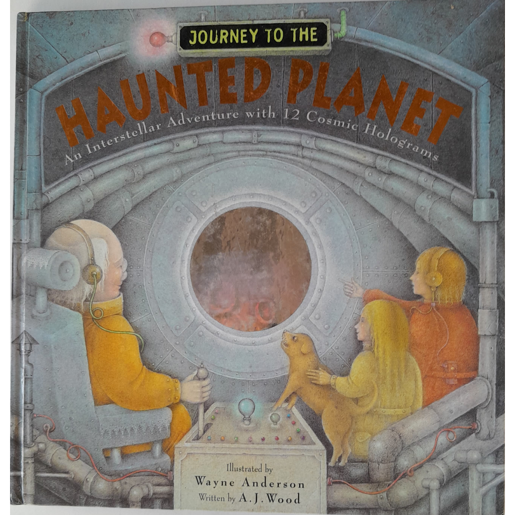 H4 Journey to the Haunted Planet by A.J. Wood Picture Book หนังสือมือสอง ปกแข็ง
