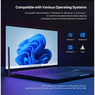Tenda U11 Pro USB WiFi Adapter AX900รับสัญญาณWifi Card Dual Band 6dBi Antenna สําหรับPCแล็ปท็อปของแท้ประกันศูนย์ไทย 4 ปี