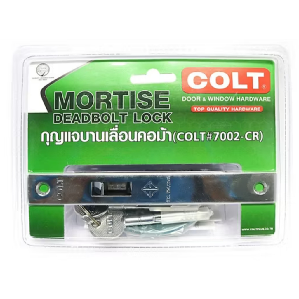 COLT กุญแจบานเลื่อนคอม้า รุ่น 7002-CR 7002-AC