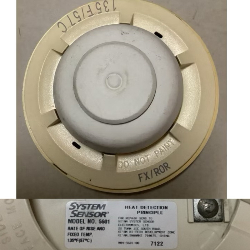 มือ2/5600 อุปกรณ์ตัวจับความร้อน“SYSTEM SENSOR HEAT DETECTOR” Modej 5601P,5600 Series heat detector อ