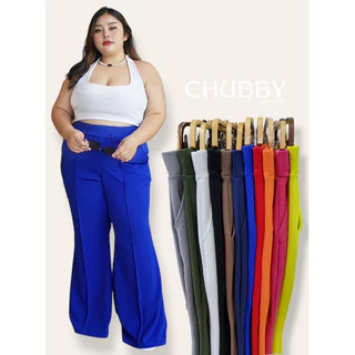 (พร้อมส่ง / ส่งด่วน) กางเกงขาม้าสาวอวบอ้วน ไซส์ใหญ่ เอว 38-50”