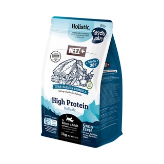 Neez Plus ขนาด 1 กิโลกรัม นีซพลัส อาหารแมวเกรด Premium Gluten-free, Grain-free Holitstic คุณภาพสูง