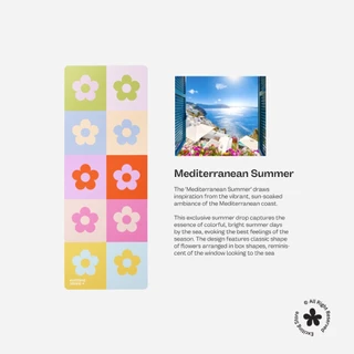 Mediterranean Summer Pro Mat | เสื่อโยคะ เสื่อออกกำลังกาย
