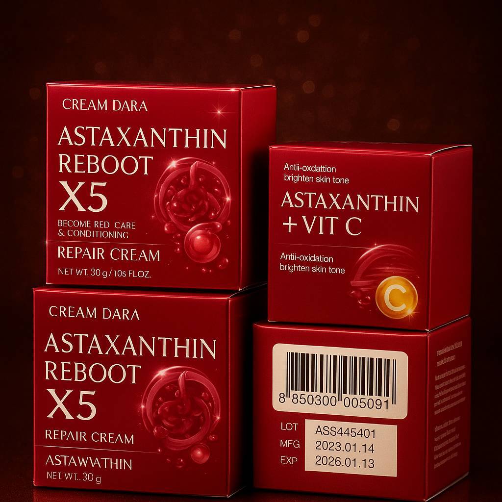 ครีมดารา Astaxanthin reboot X5
