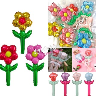 ￼พร้อมส่งจากไทย🎈 ลูกโป่งฟอยล์ดอกไม้ ลูกโป่งดอกไม้ ของขวัญวัน…