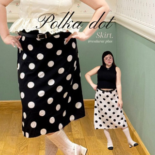 WP0010 กระโปรงลาย Polka Dots