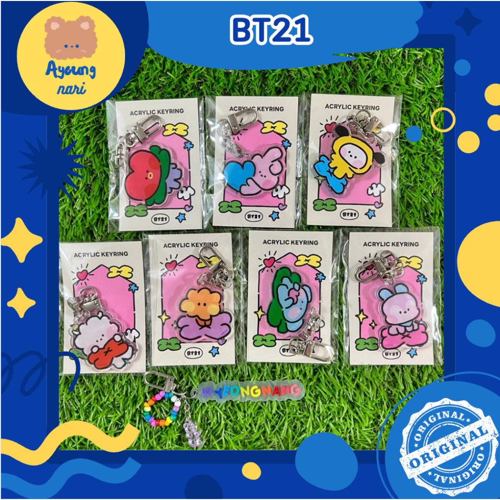 [BT21] พร้อมส่ง พวงกุญแจ Acrylic Keyring