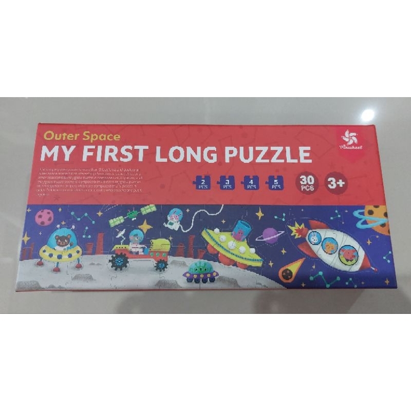 จิ๊กซอว์ยาว My First Long Puzzle ของ Pinwheel