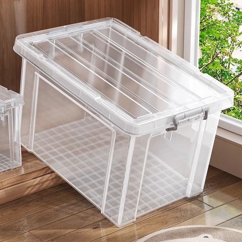 S-Airice กล่องเก็บของ กล่องพลาสติก ลิตร มีล้อ 70/240/320/410L ลังพลาสติก แบบอเนกประสงค์