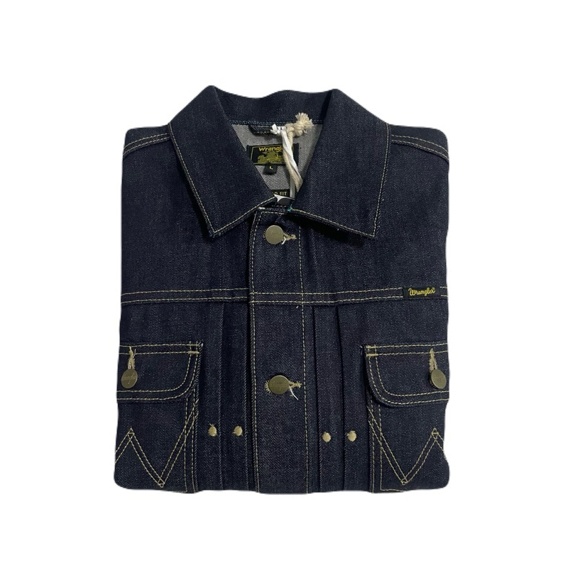 เสื้อแจ็คเก็ต Jacket Weangler (ริมทอง) 15Oz ผ้าดิบ 12หยด Limited Edition
