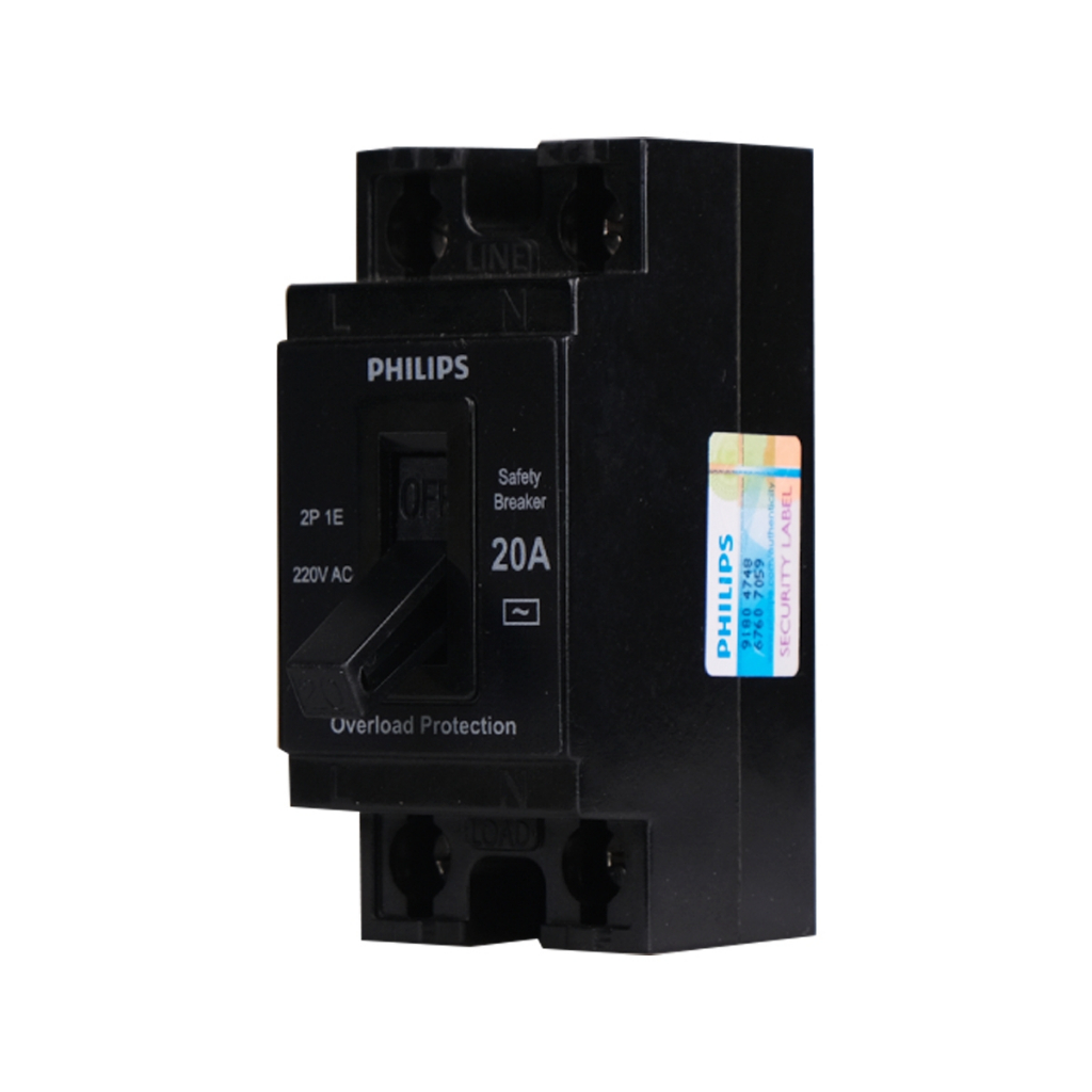 PHILIPS เบรกเกอร์ 2P 20A