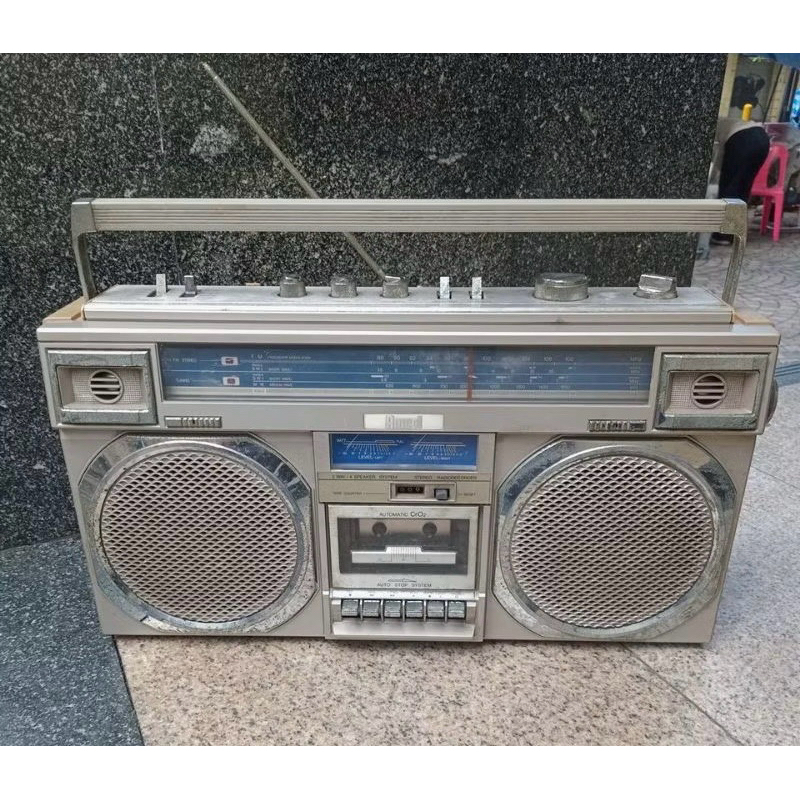 มือสอง Amcol วิทยุเล่นเทปคาสเซ็ท AM FM made in japan อาการ Fm,amยังได้ แต่เทปน่าจะสายพานขาด ลองกดpla