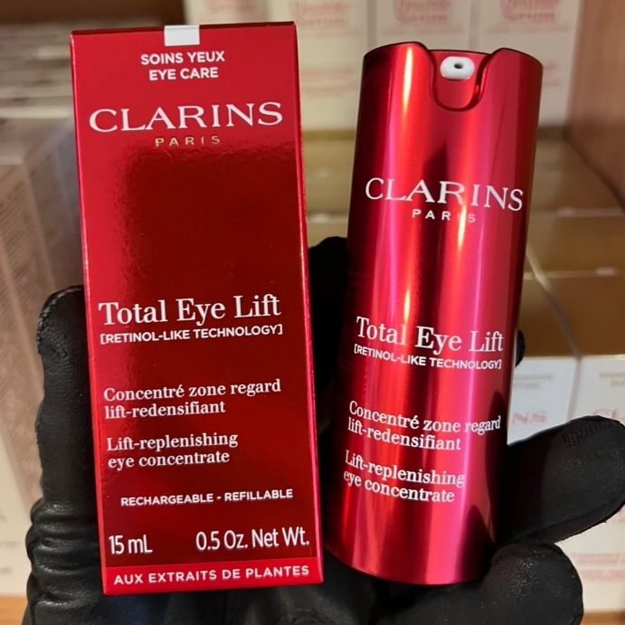 รุ่นใหม่ล่าสุด ลด 35% ครีมบำรุงผิวรอบดวงตา Clarins Total Eye Lift 15ml