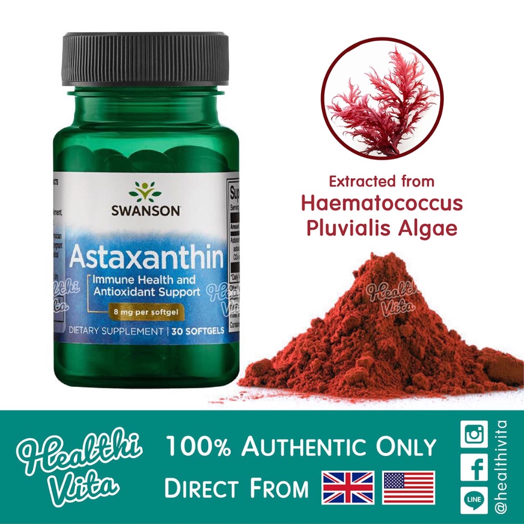 Swanson Astaxanthin 8 Mg. 30 Sgels ❌EXP. 01/27