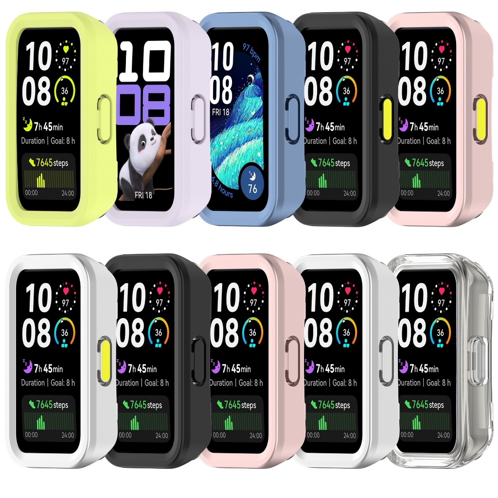 เคสสําหรับ Huawei Band 8/9/10 แฟชั่น แข็ง PC กรอบ กันชน รูปที่ 5
