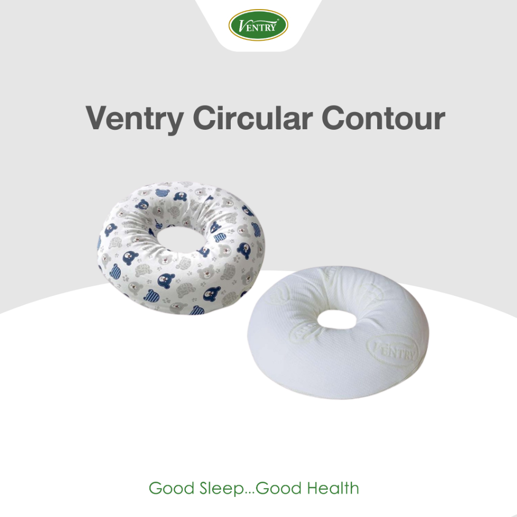 Ventry Circular Contour เบาะรองนั่งเพื่อสุขภาพ บรรเทาเริดสีดวง ลดแผลกดทับ คุณแม่ตั้งครรภ์ ยางพาราแท้ 100%