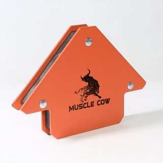 MUSCLE COW แม่เหล็กจับฉาก 6 ตัวชุด จิ๊กซอว์แม่เหล็ก เหล็กจับฉาก ตัวเข้ามุมฉาก ฉากแม่เหล็ก เข้ามุม เชื่อมโลหะ เชื่อมงานเห