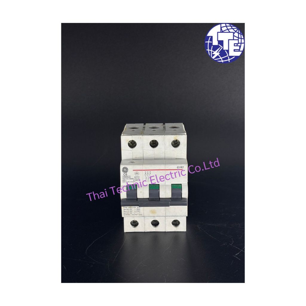 MCB "GE" G103C06 674907 3P 6AMP 10KA