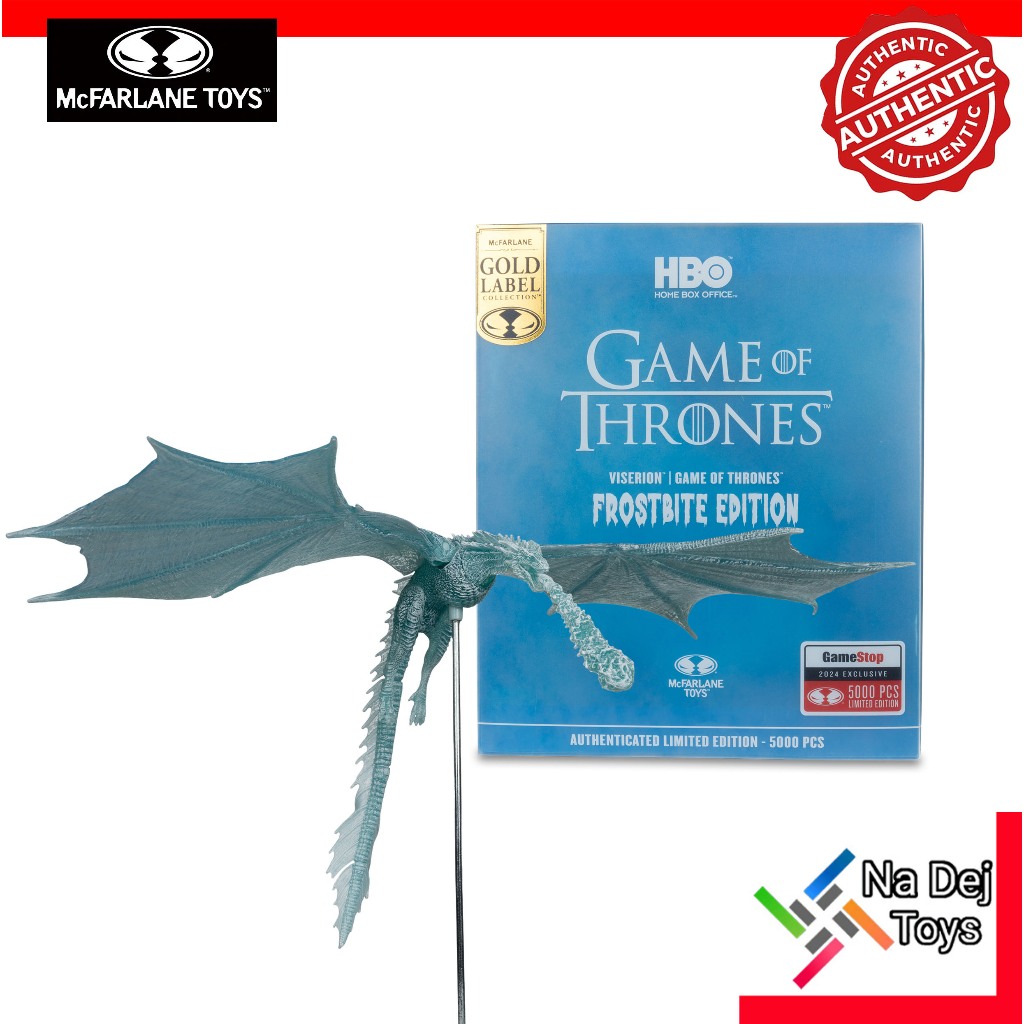 Game of Throne Viserion Frostbite Gold Label McFarlane Toys 7" Figure มังกร วิเซอเรียน ฟรอสไบท์ ขนาด 7 นิ้ว ฟิกเกอร์