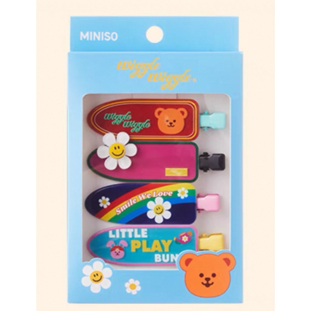 กิ๊ฟติดผม Miniso x Wiggle Wiggle ของแท้ พร้อมส่ง