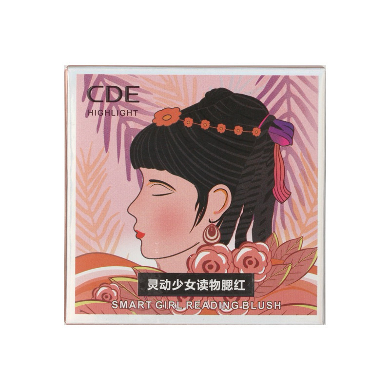 O-11🌟CDE [สินค้าของแท้] บลัชออนไฮไลท์เนื้อดี มันเงาฉ่ำวาว เม็ดสีเข้มข้น สีชัด ติดทนนาน - รูปที่ 3