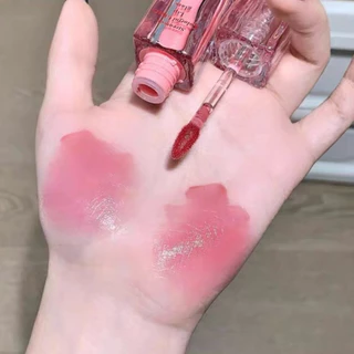 L-39🌟SHAQINUO Flowing Shine Lip Glaze ลิปกลอสเนื้อใสฉ่ำวาว มอบริมฝีปากอิ่มน้ำ ดูสุขภาพดี สีสวยติดทน