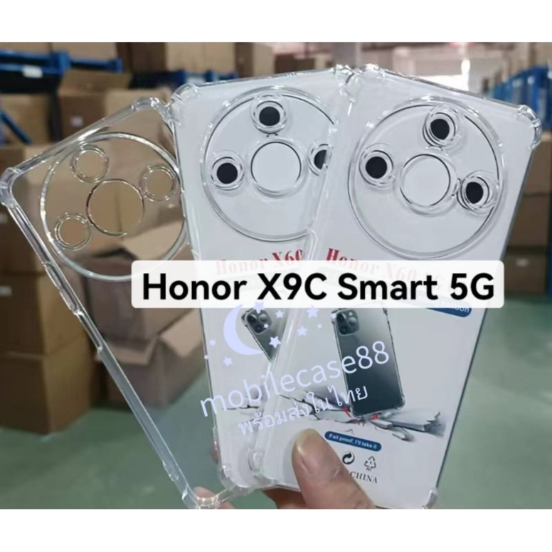 💥🇹🇭💥เคสใสกันกระแทกคลุมกล้อง For Honor X9C Smart 5G Honor X9 Magic 4 Lite Honor X60 Honor X8 Honor 70
