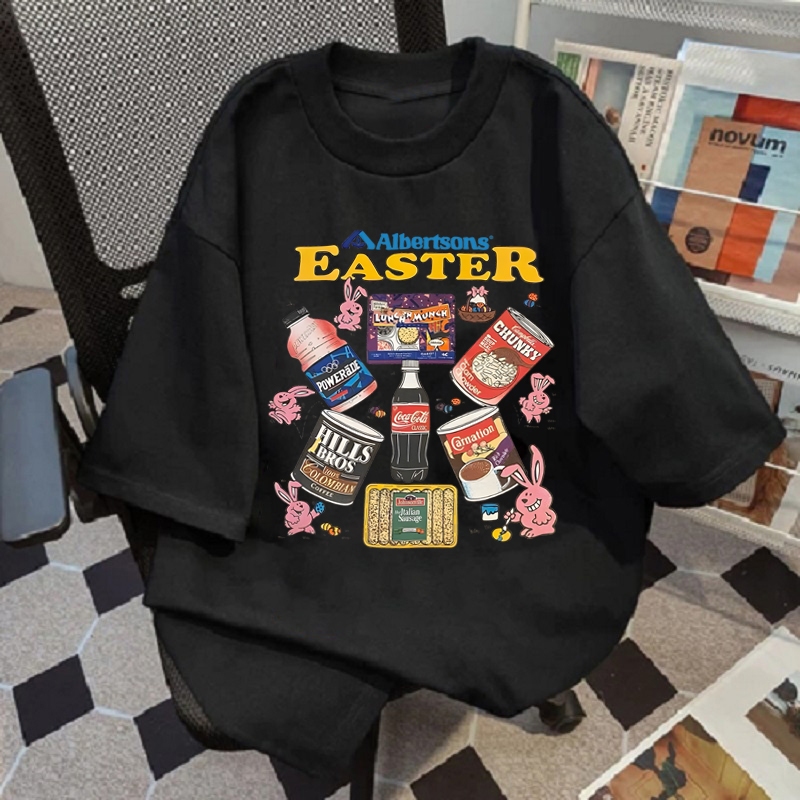 Top.street เสื้อวินเทจ เสื้อยืด oversize เสื้อฟอกดำ แฟชั่น แนวสตรีท สไตล์เกาหลี ผู้ชายและผู้หญิง tshirt cotton100% 3xl - รูปที่ 3