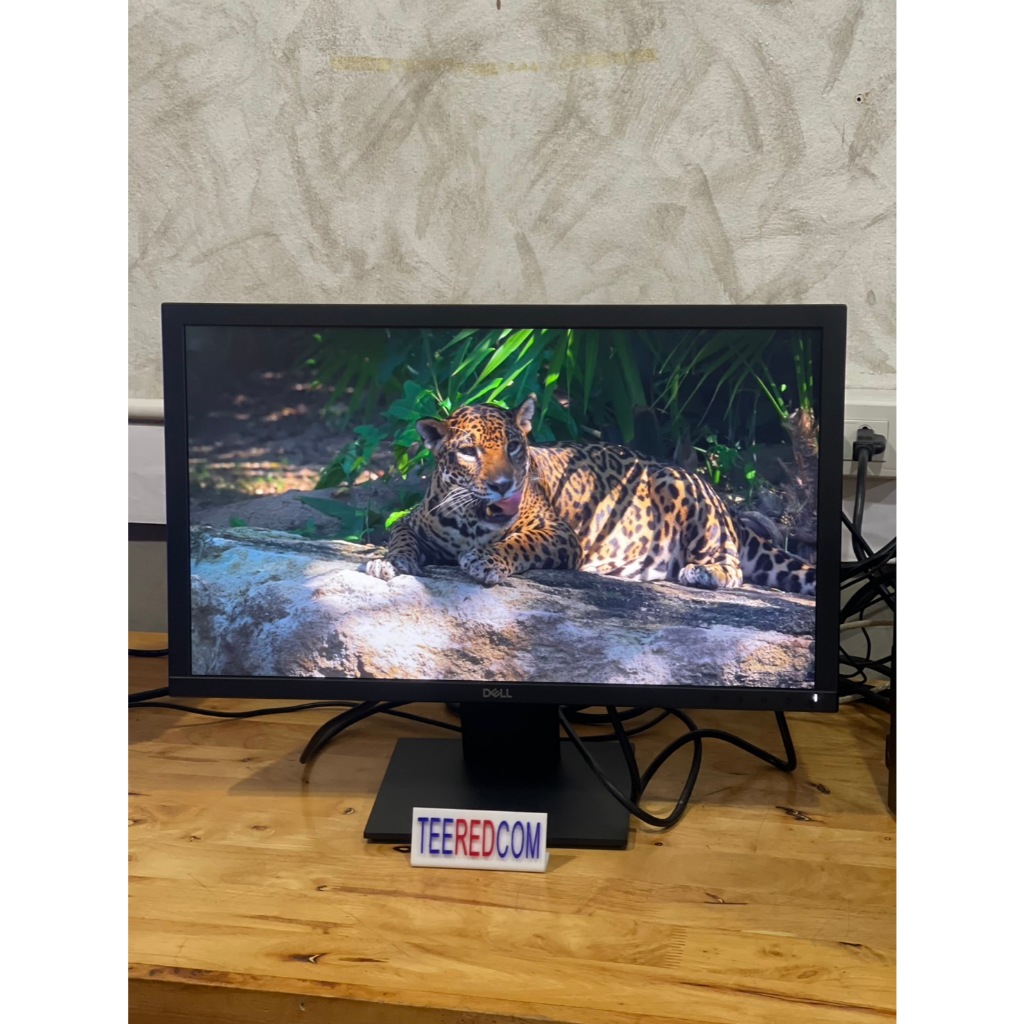 จอคอมพิวเตอร์ MONITOR (จอมอนิเตอร์) DELL E2220H 21.5 INCH TN 60Hz Full Hd VGA/DP มือสองสภาพดี เเถมสา