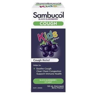 Sambucol kid แซมบูคอลBlack Elderberry Immune Defence Capsule วิตามินเสริมภูมิคุ้มกันร่างกาย วิตามินซี แซมบูคอลแคปซูล