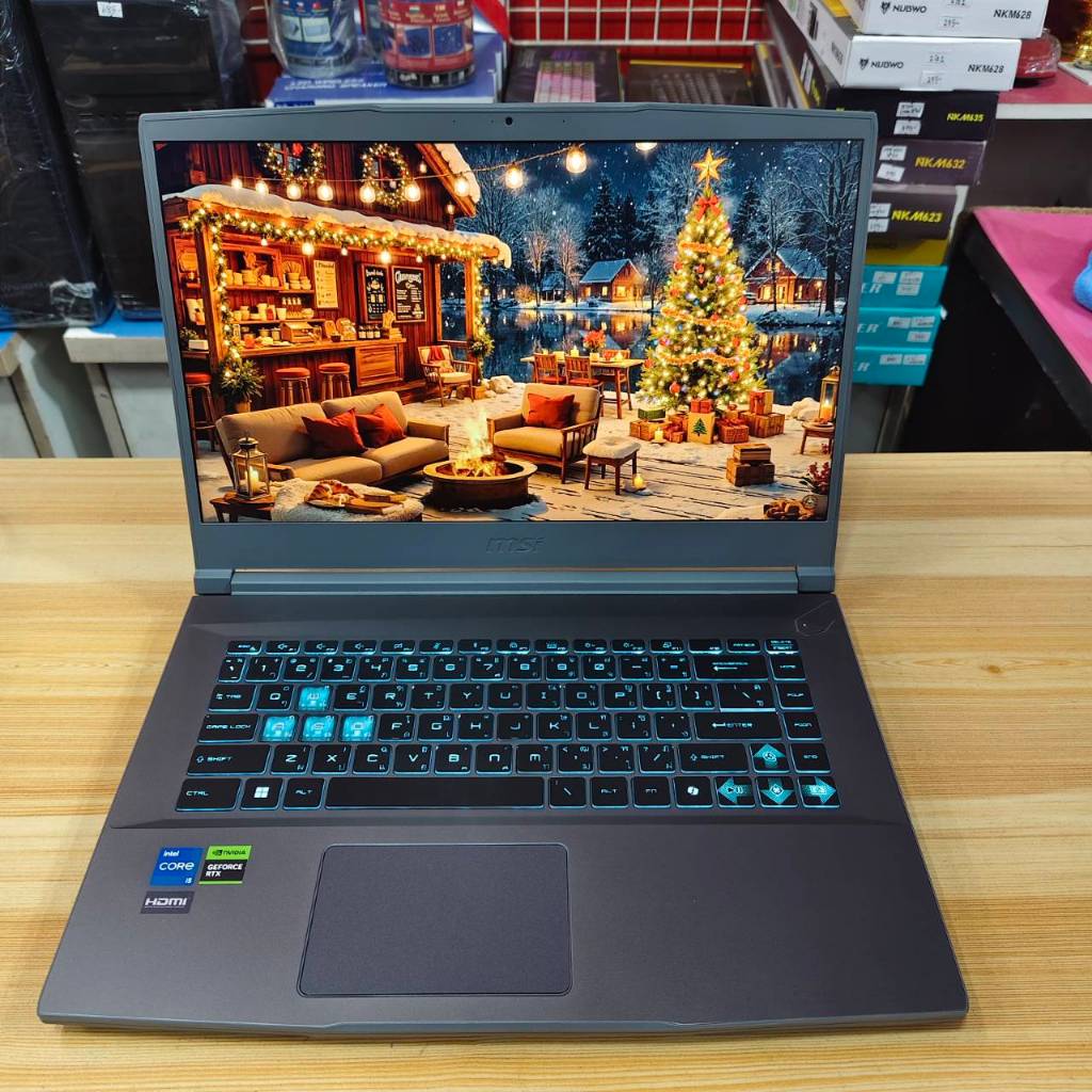 MSI THIN 15 B12UC-1426TH สภาพเครื่อง 99% ประกันศูนย์ 26/11/2026